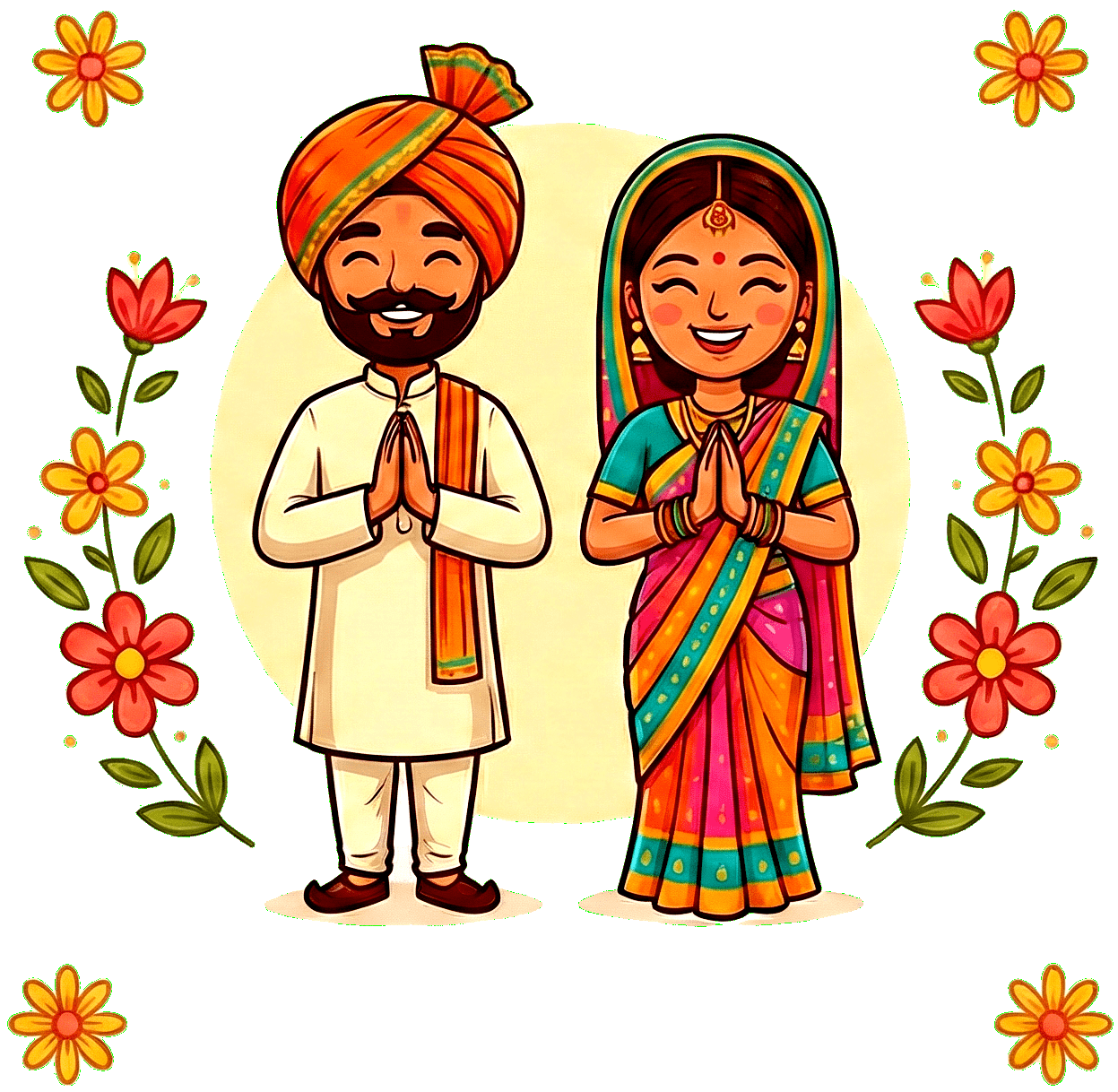 Namaste Couple